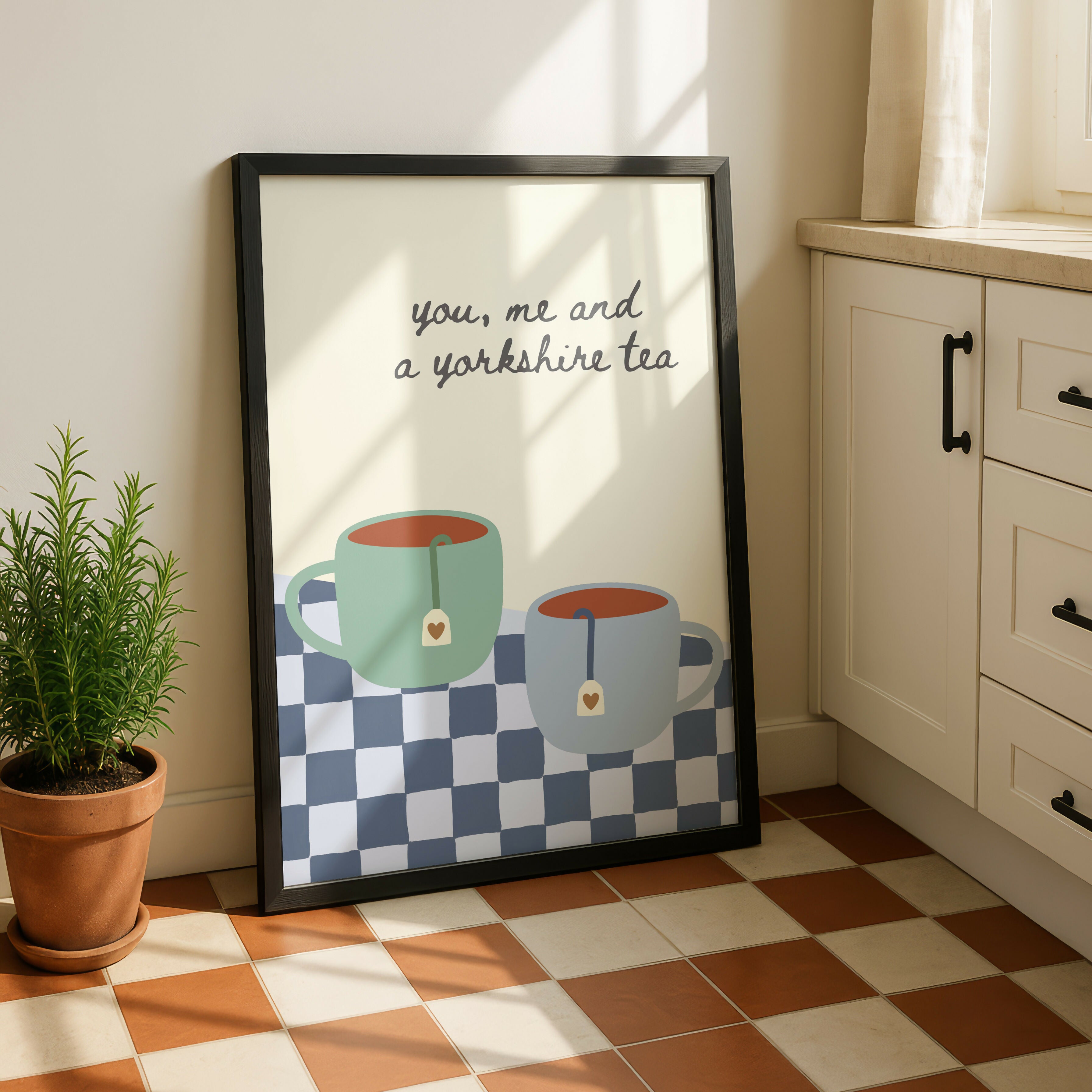 You, Me & A Yorkshire Tea Print
