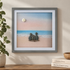 Beach Sunset Family Scene - Square Large
