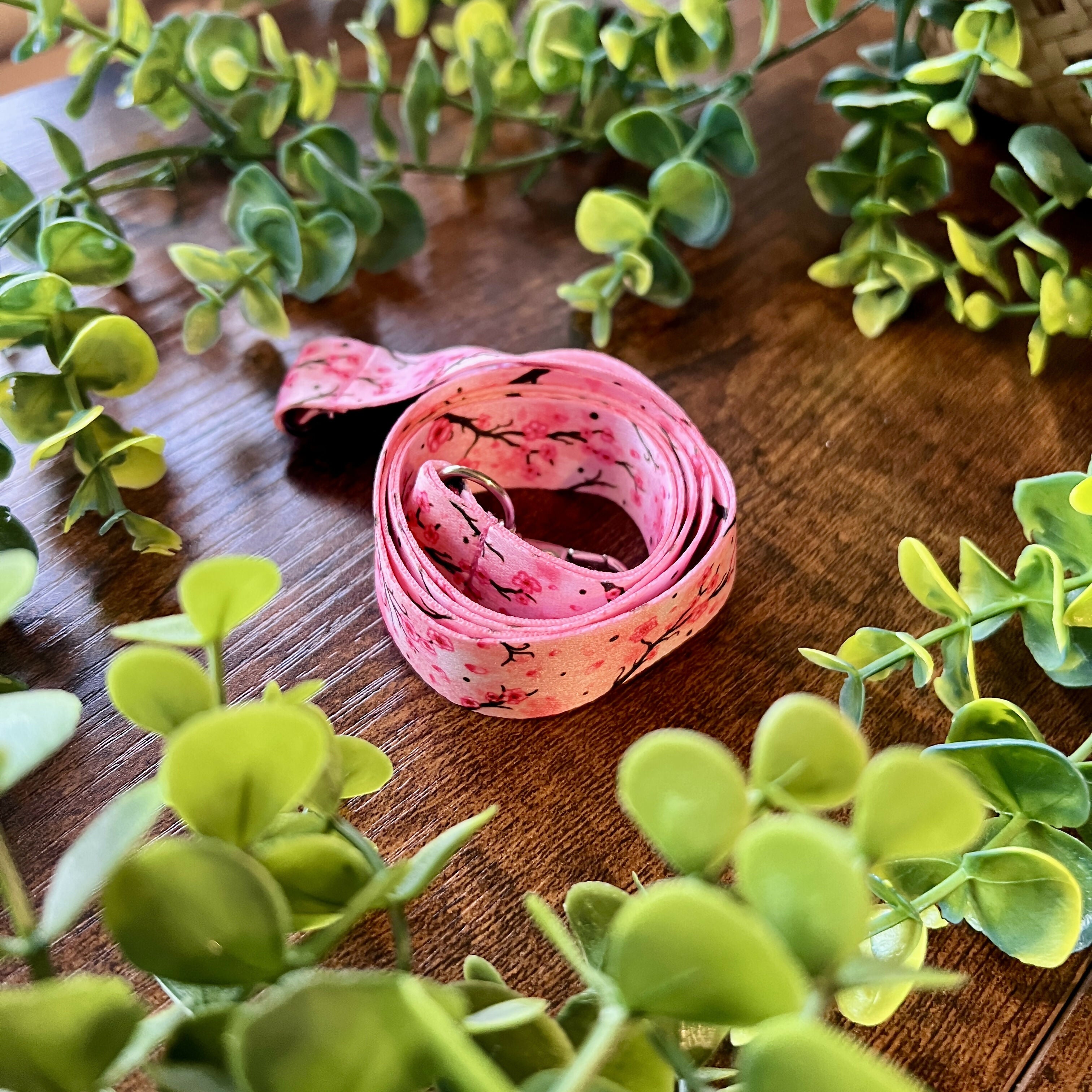 Pink Sakura Lanyard