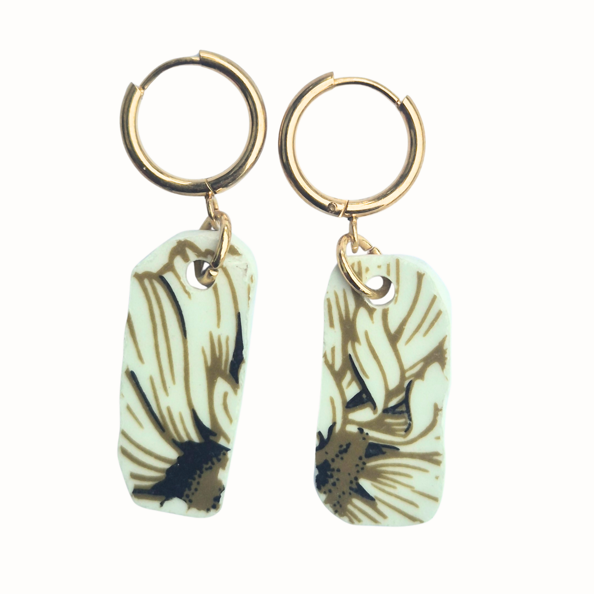 Recycled Ceramic Earring