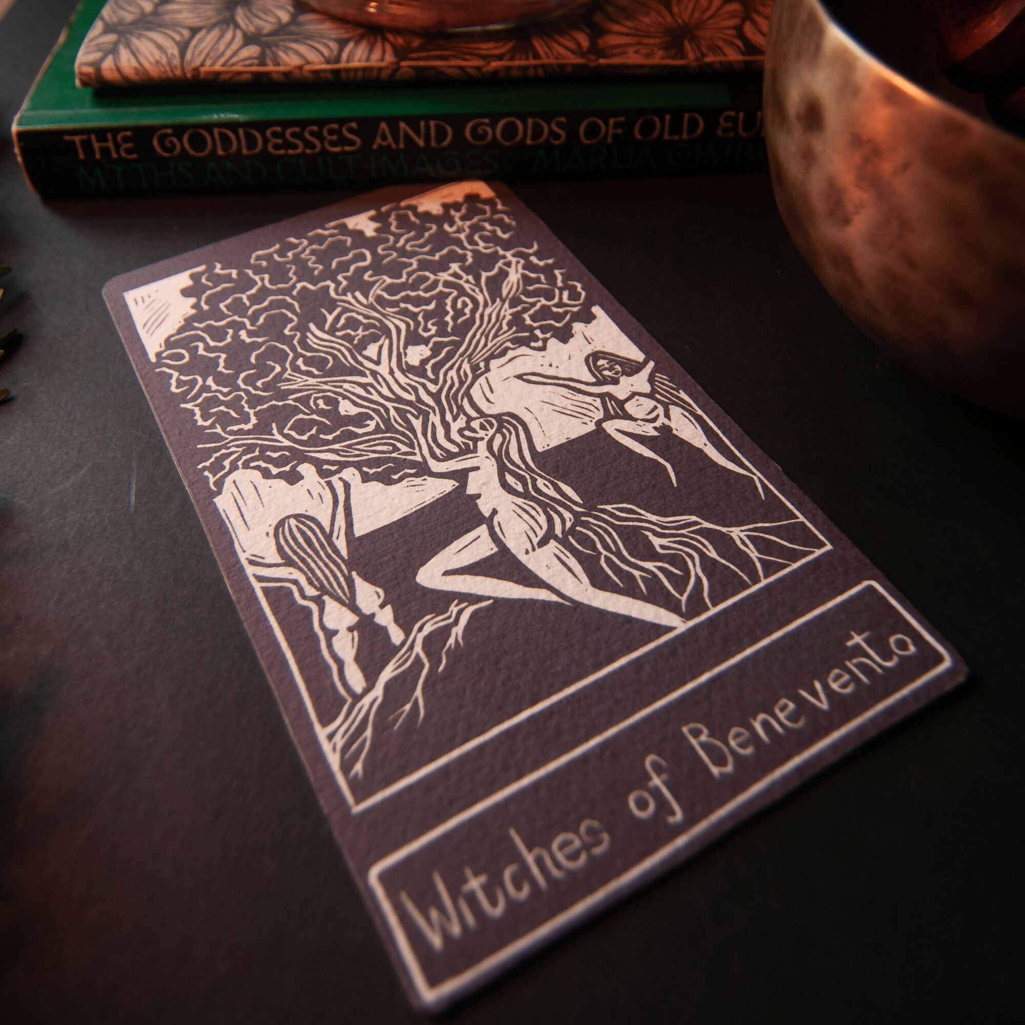 THE WITCHES OF BENEVENTO GODDESS ALTAR CARD