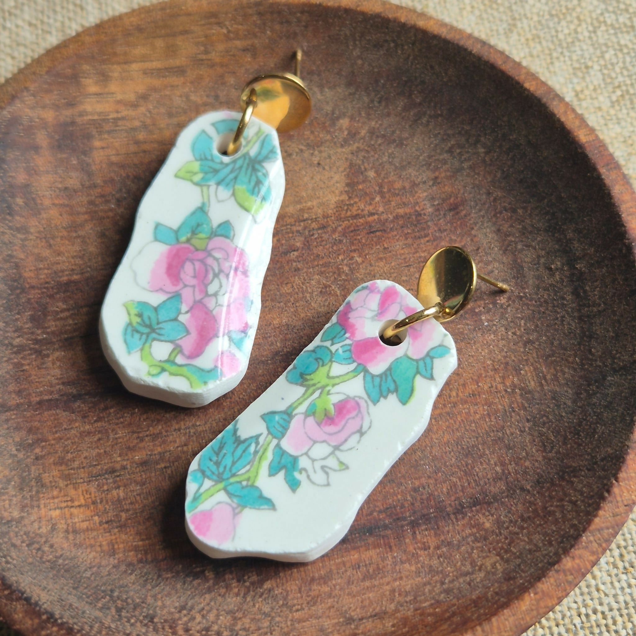 Recycked Ceramic Earring