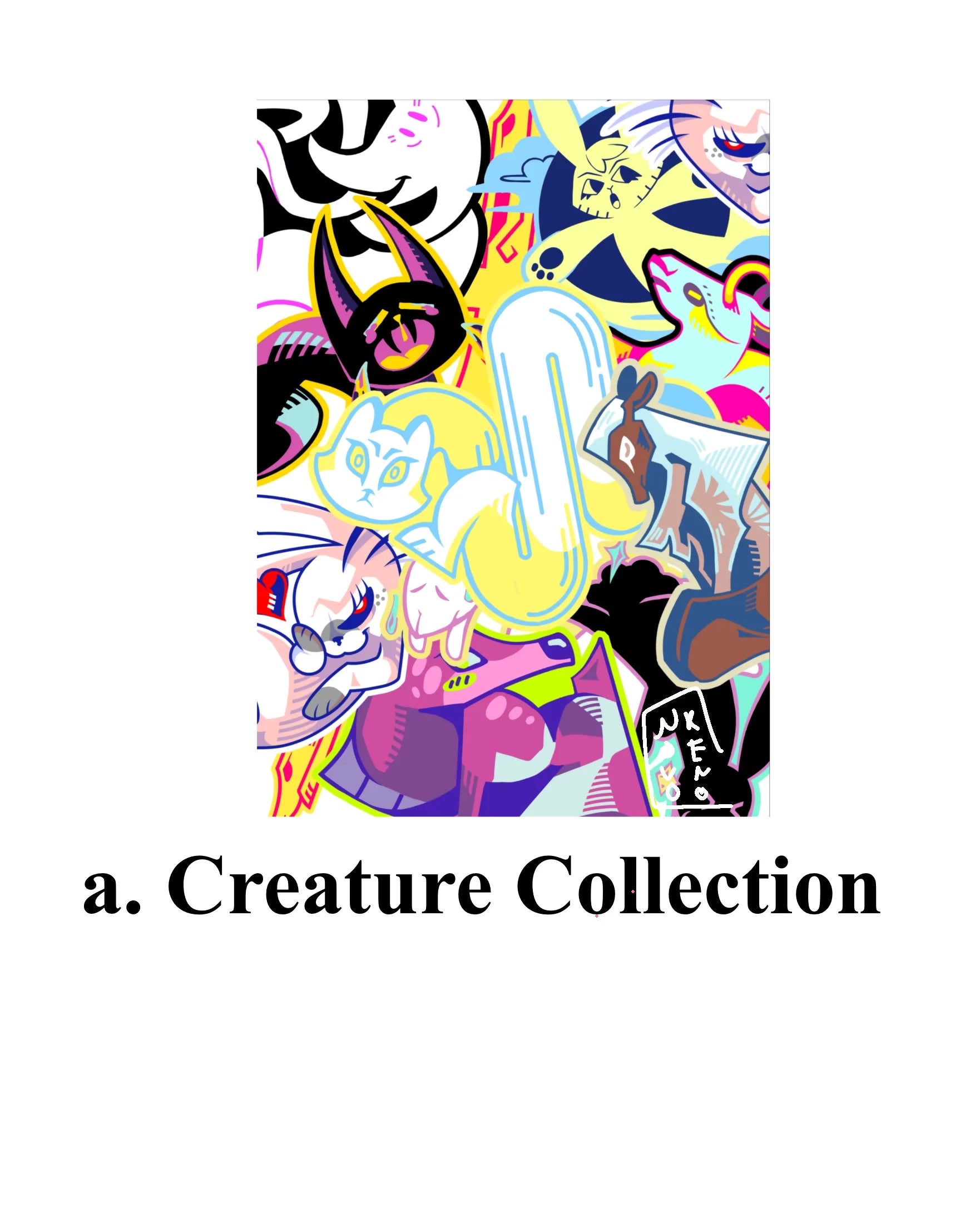 CREATURES SERIES - A6 Postcard
