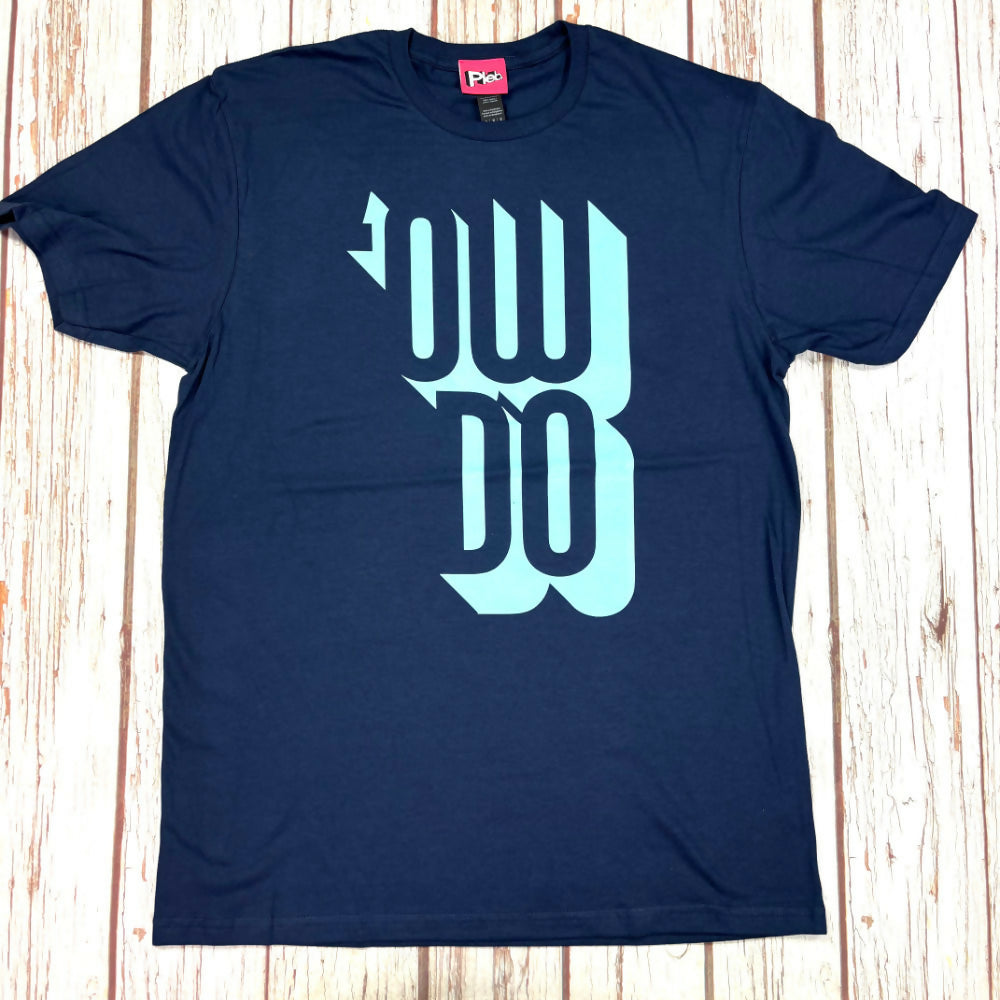 'Ow Do Navy Blue Cotton Unisex T-Shirt