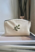 Hand Embroidered Leaf Pouch
