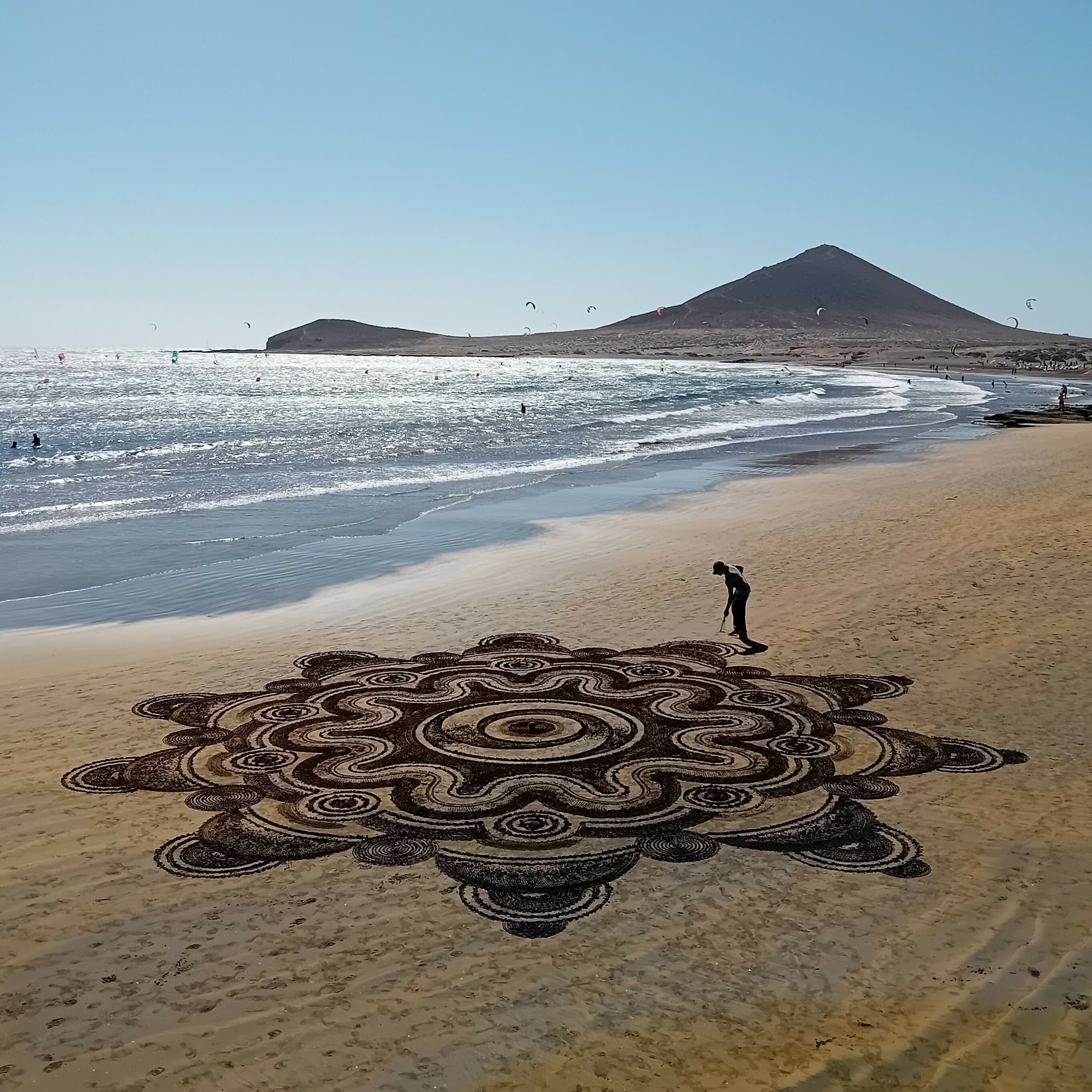 Beach artist - midi frame