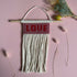 Macrame Love Wall Hanging