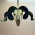 Stained Glass Sheep Skull