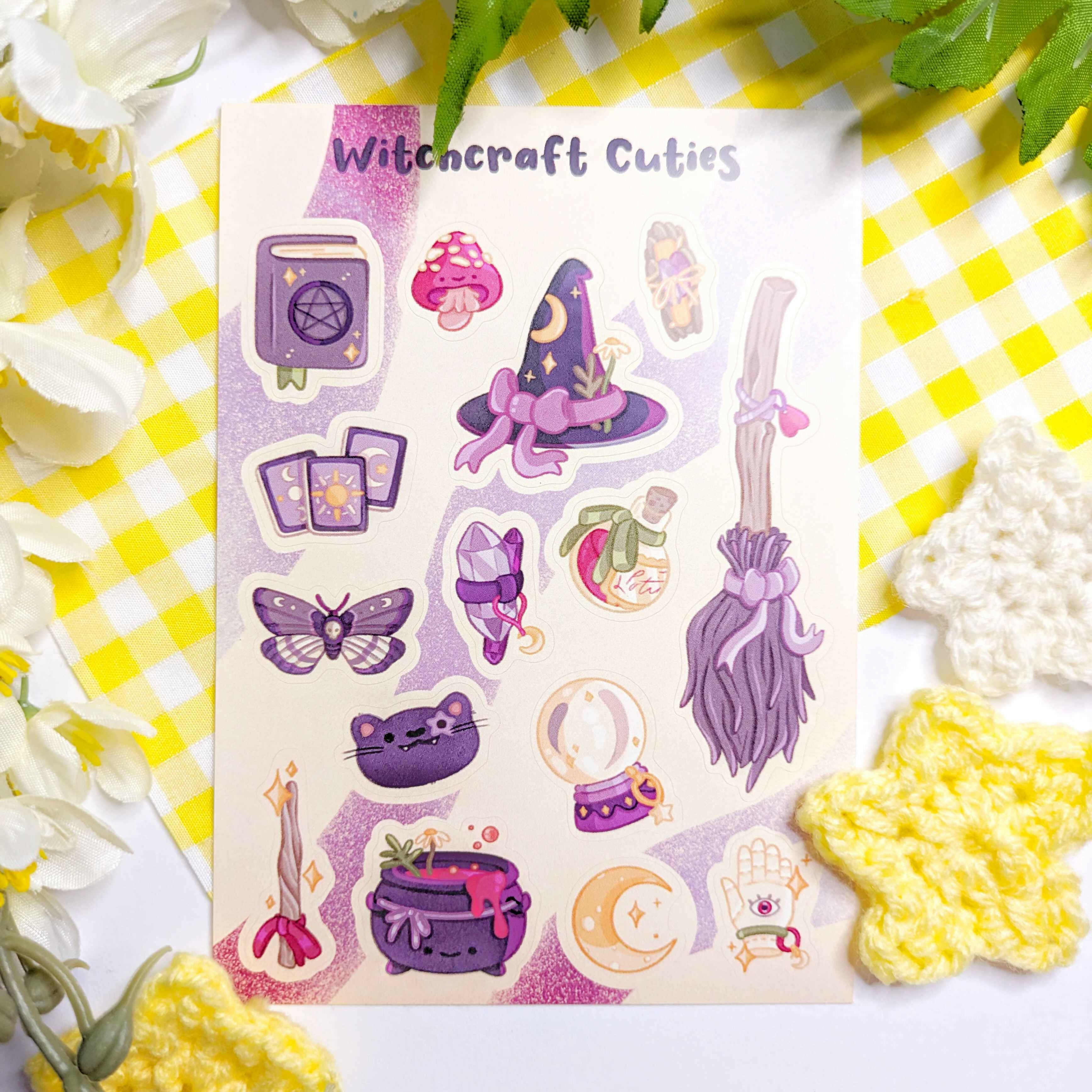 Witchcraft Cuties - A6 Sticker Sheet