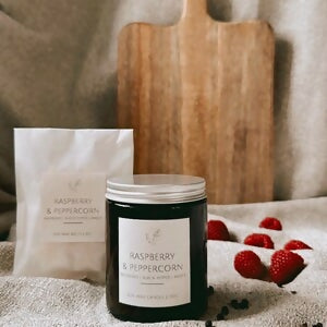 RASPBERRY & PEPPERCORN SOY WAX MELTS
