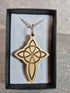 Handcrafted and Engraved Celtic Cross Pendant