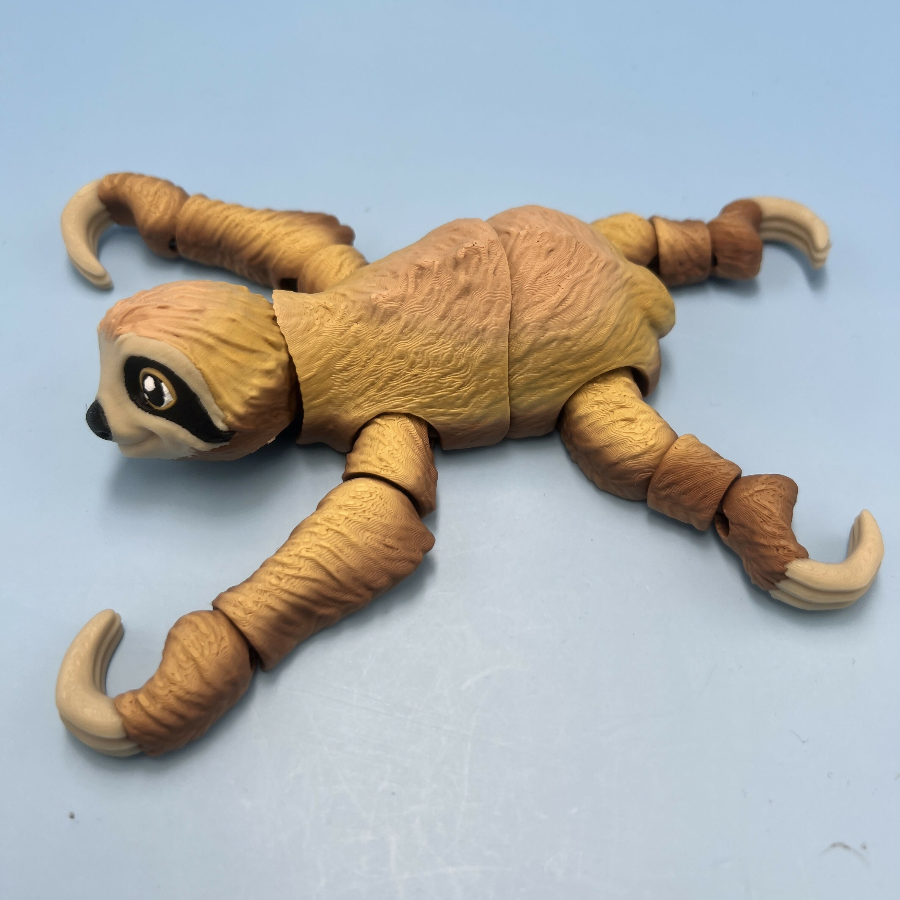 3D Printed Large: Articulated Sensory Fidget Animal friends Sloth 17cm