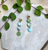 Aqua Collection - Droplet Dangles Polymer Clay Earrings