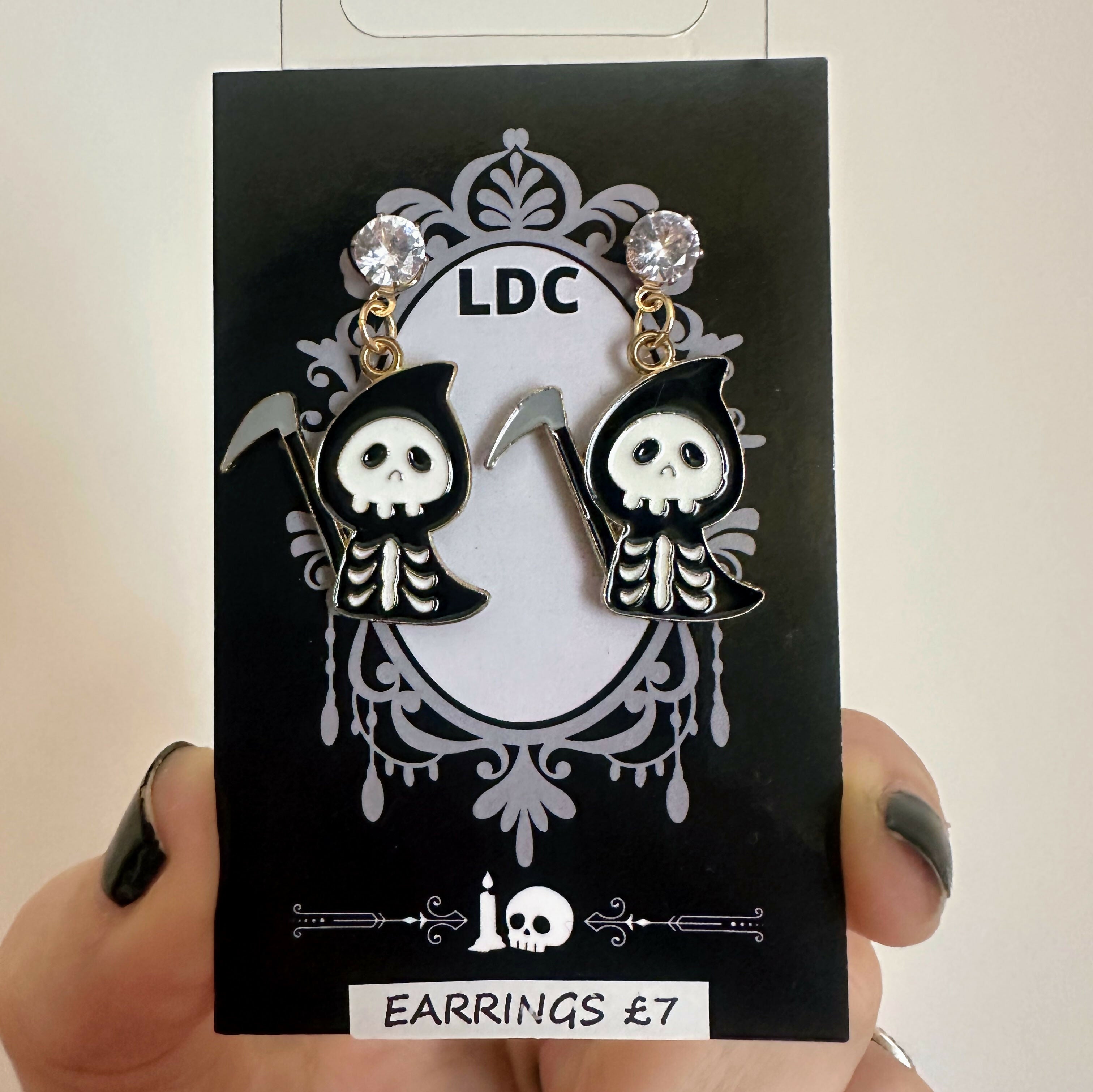 Grim Reaper Earrings