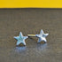 'Fallen Star' Sterling Silver Tiny Star Stud Earring