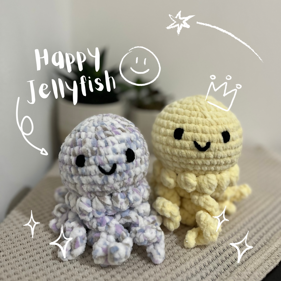 Crochet Jellyfish Plushies