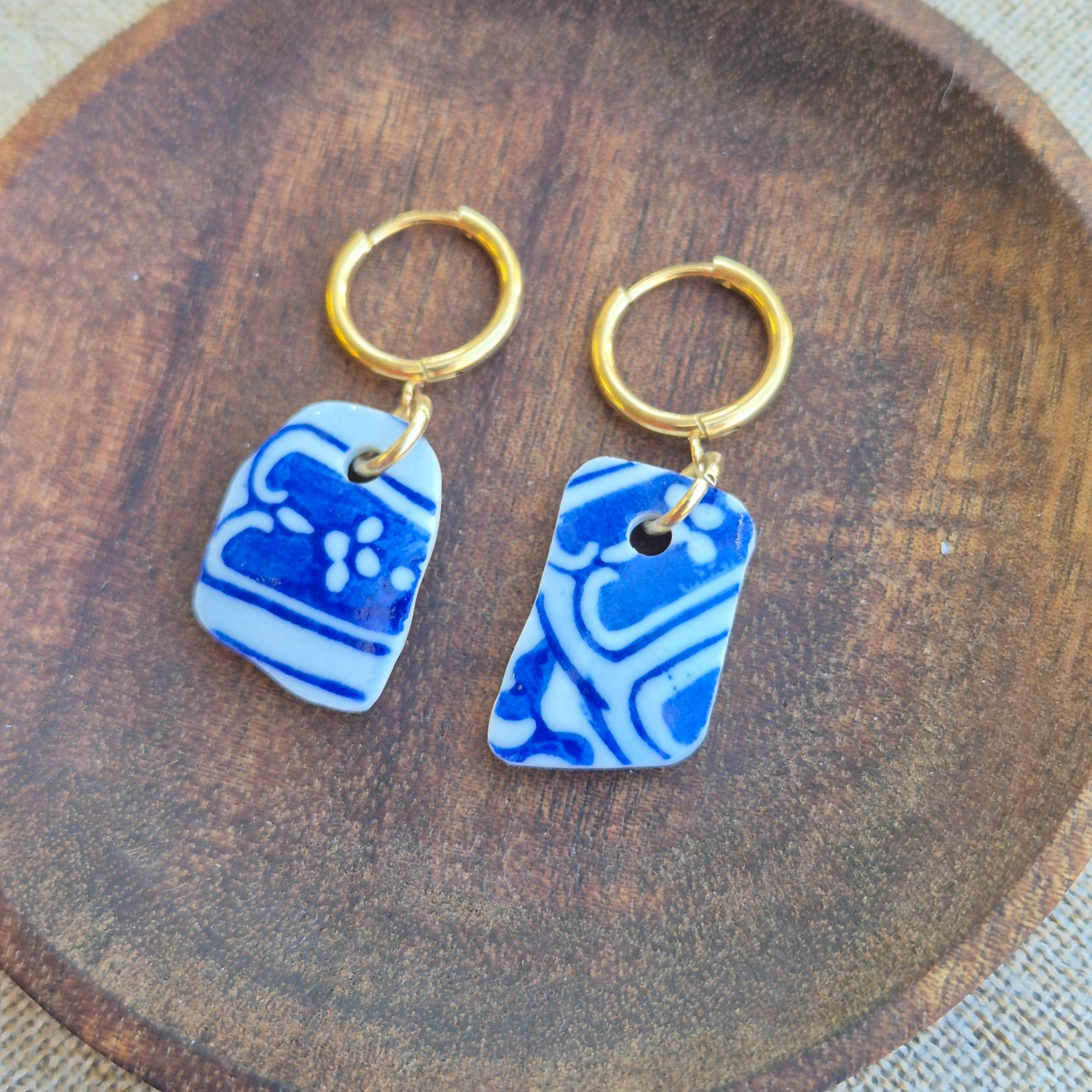 Recycled Ceramic Earring