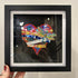 Love Conquers All Mixed Media Black Frame