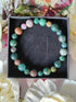 Indian Agate Crystal Bead Bracelet