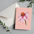 Echinacea Greetings Card