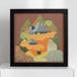 Square Illustrated Print - Fantasy Chanterelle Mushroom Home