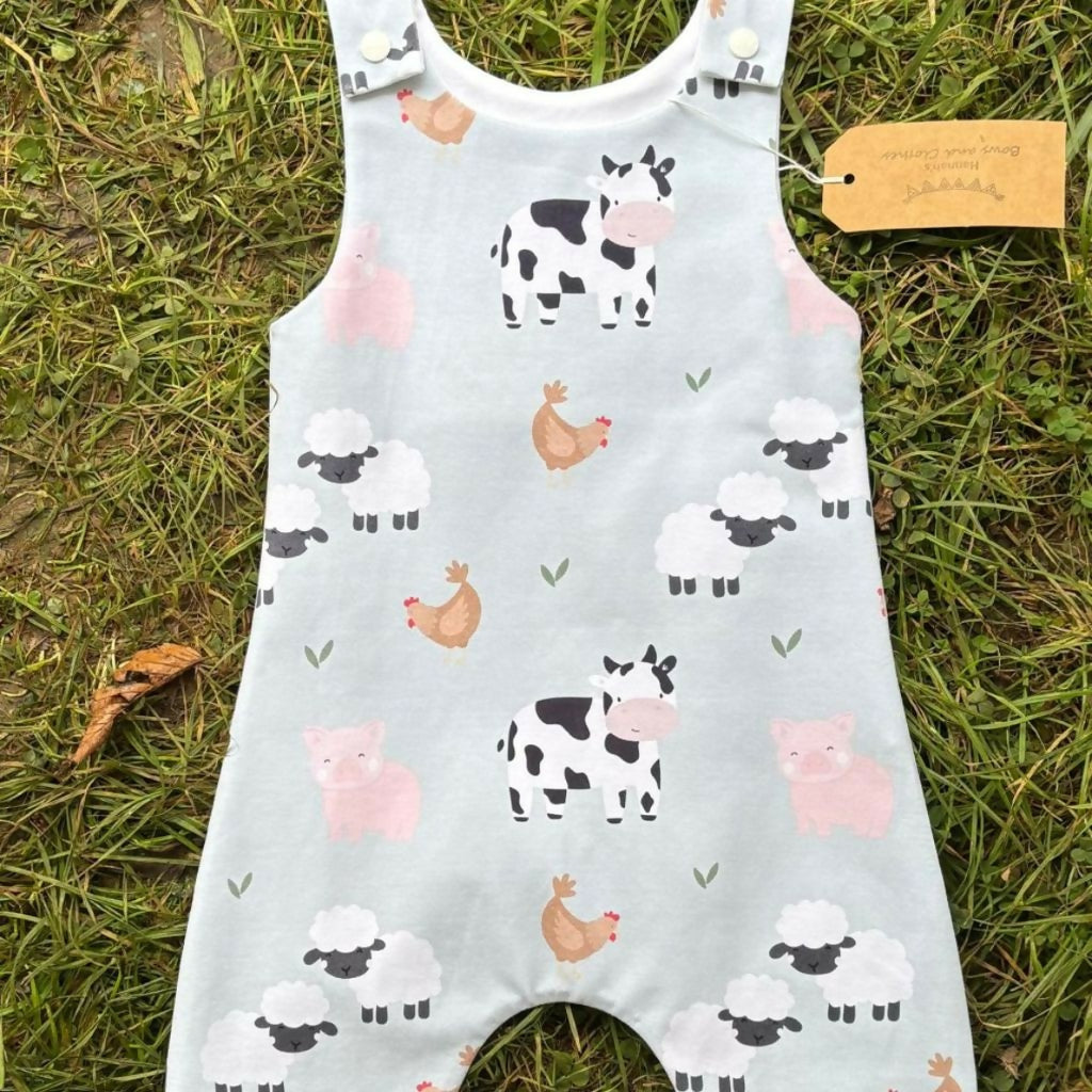 FARMYARD ANIMALS ROMPER 2-3 YEARS