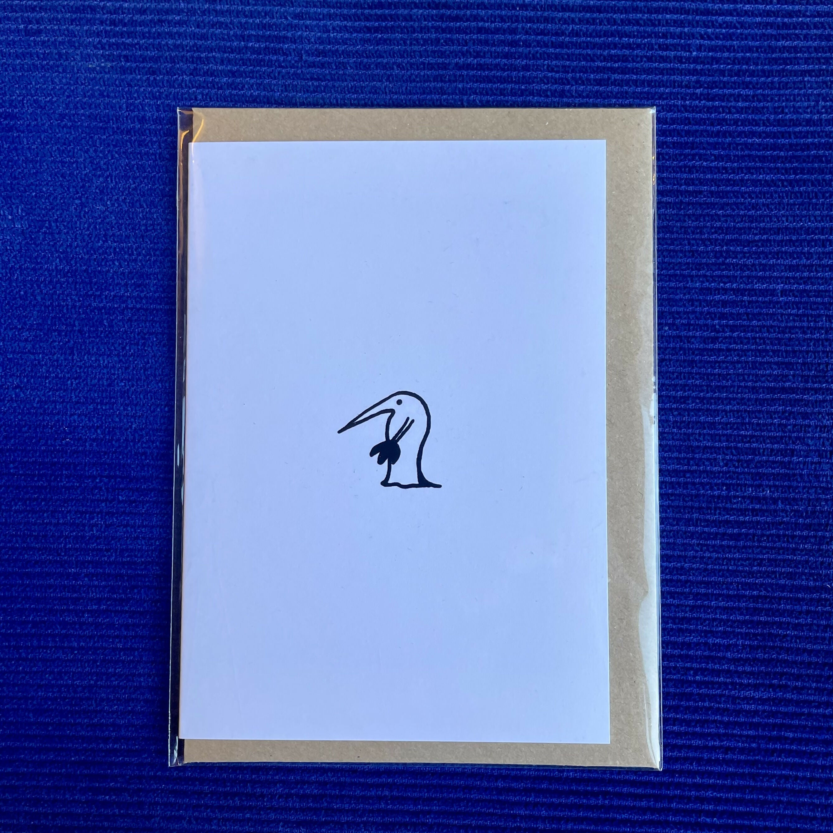 Small Guy Card – Pen And Ink Design