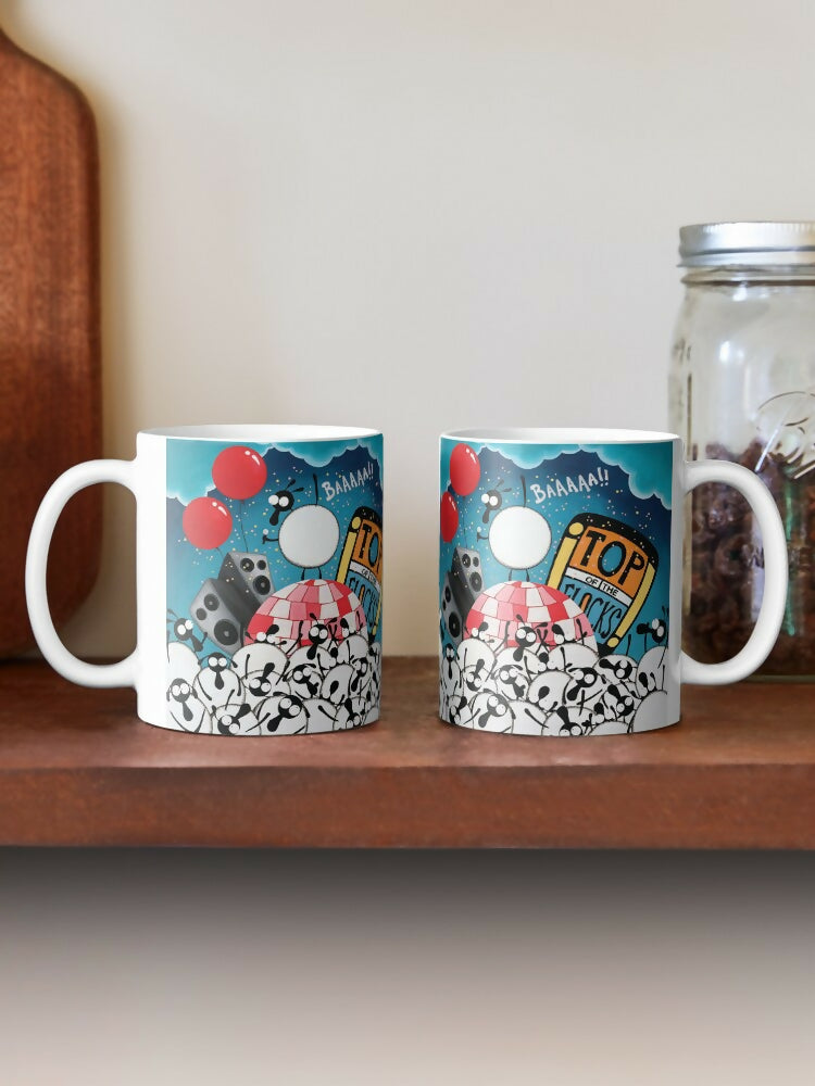 Top Of The Flocks Ceramic Mug