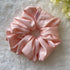 Peach Silk Handmade Scrunchies
