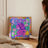 Starry Night & Pink Tiger Print