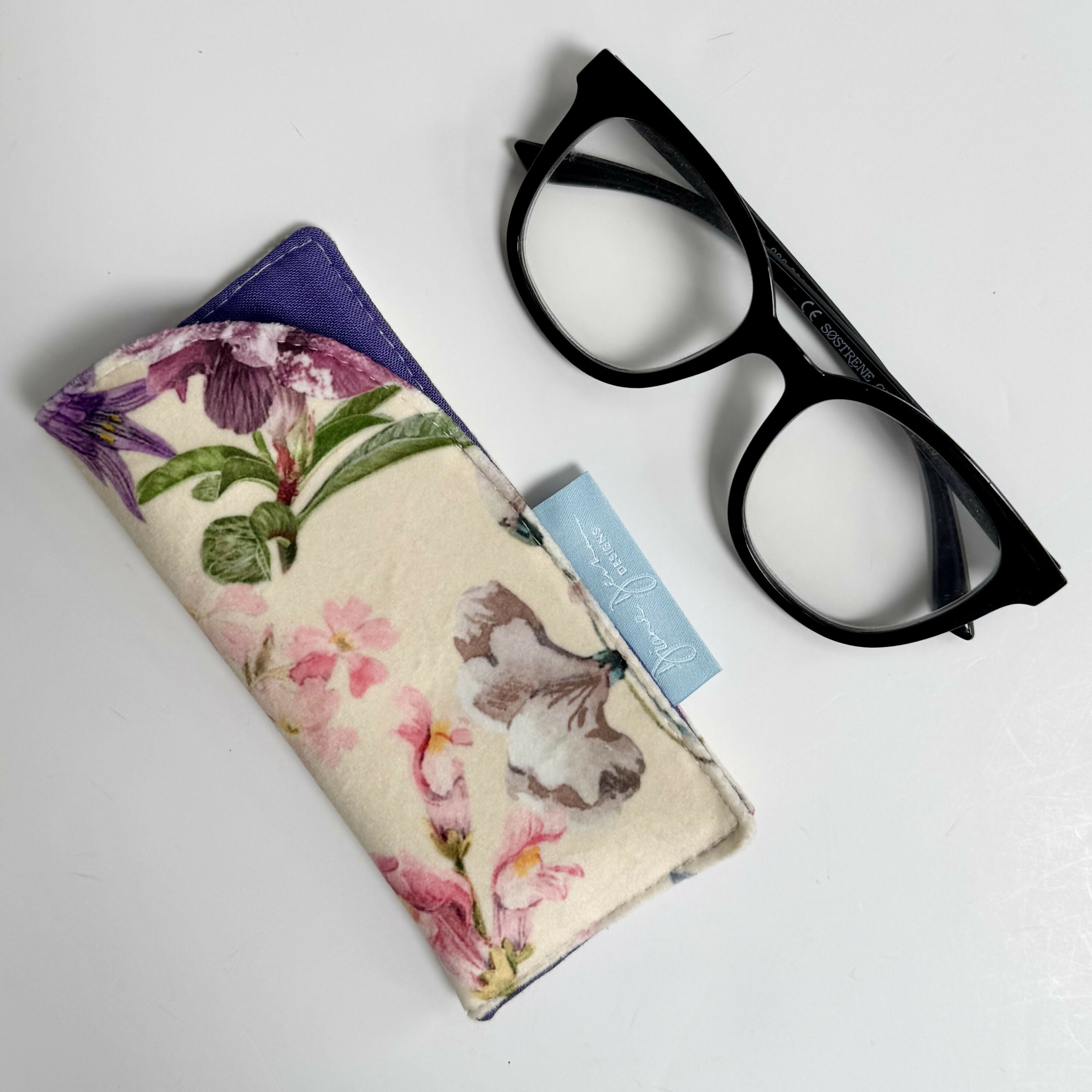 Luxury Velvet Slip in Glasses Case