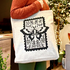 Magical Moth Stamp Tote Bag