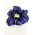 Dark Purple Tartan Hair Scrunchie