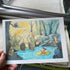 A Concert in the Forest Riso Print