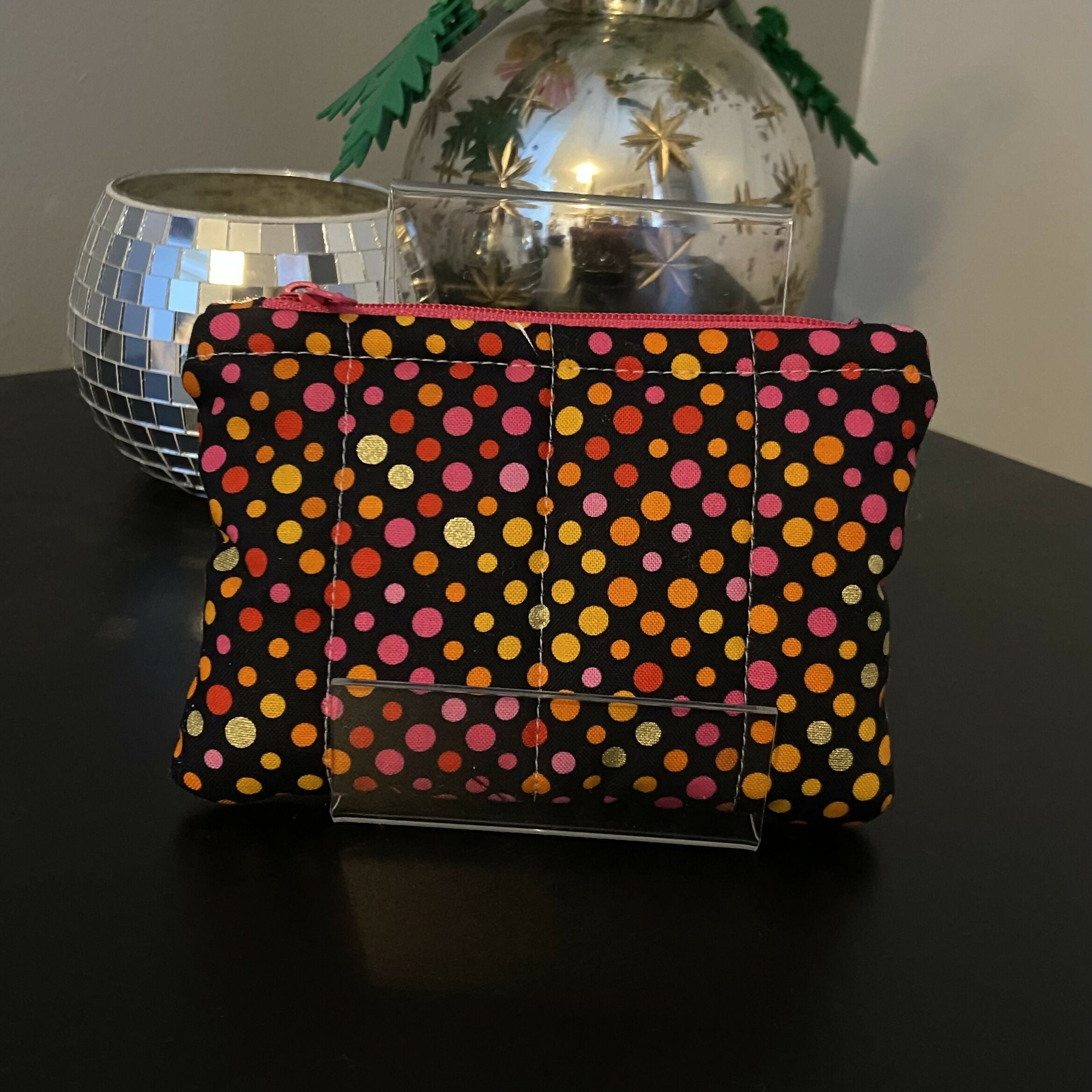 Disco Mini Zipper Pouch
