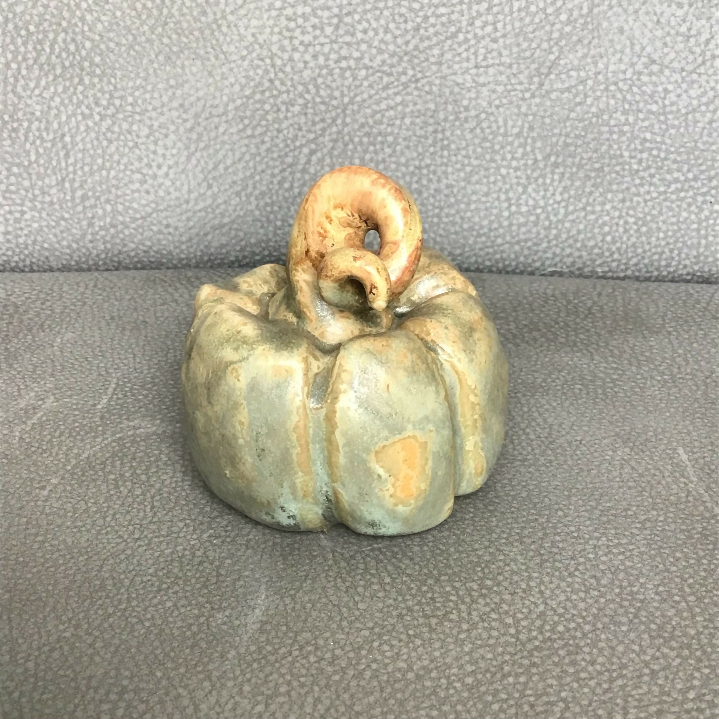 Ceramic Sculpted Pumpkin
