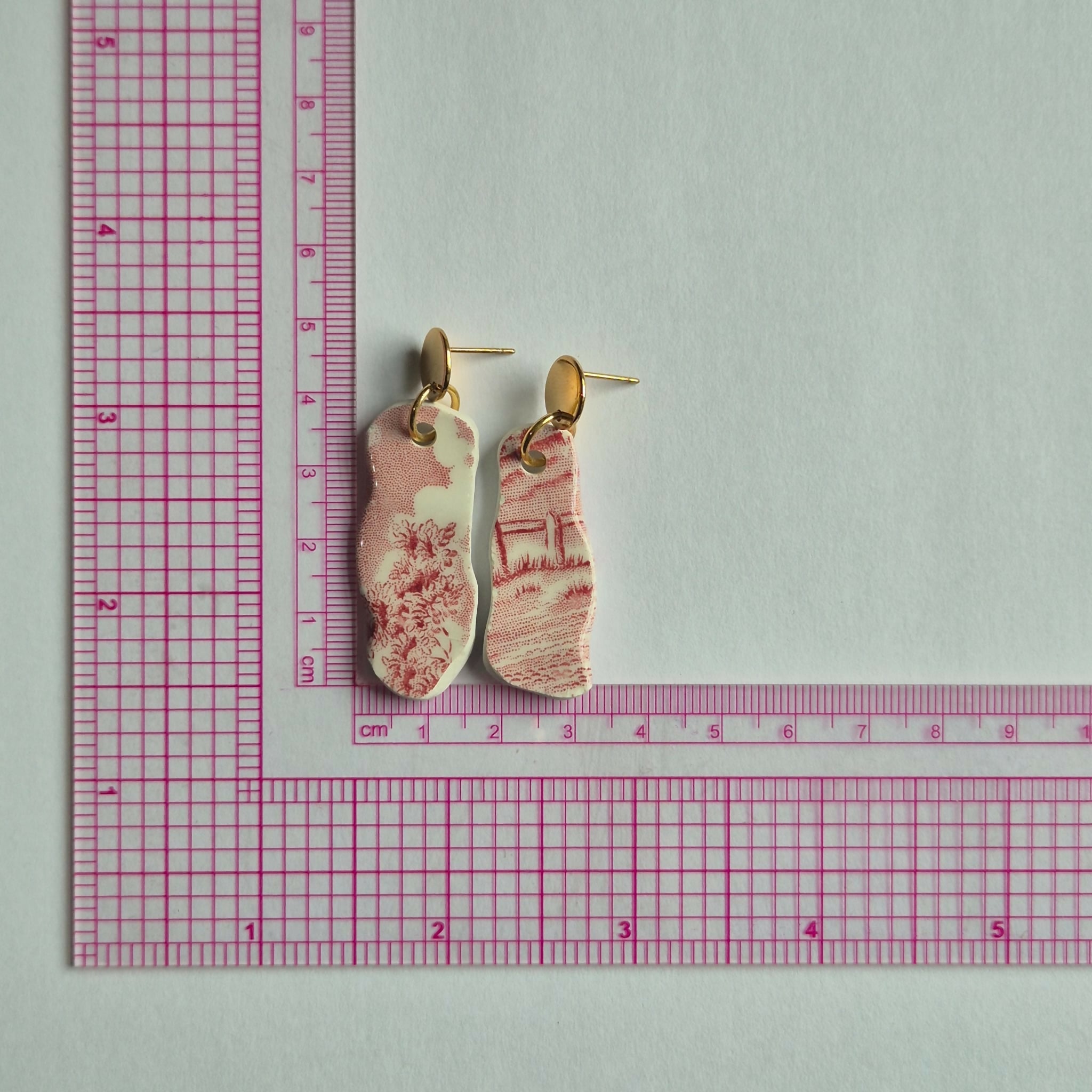 Recycled Ceramic Earring
