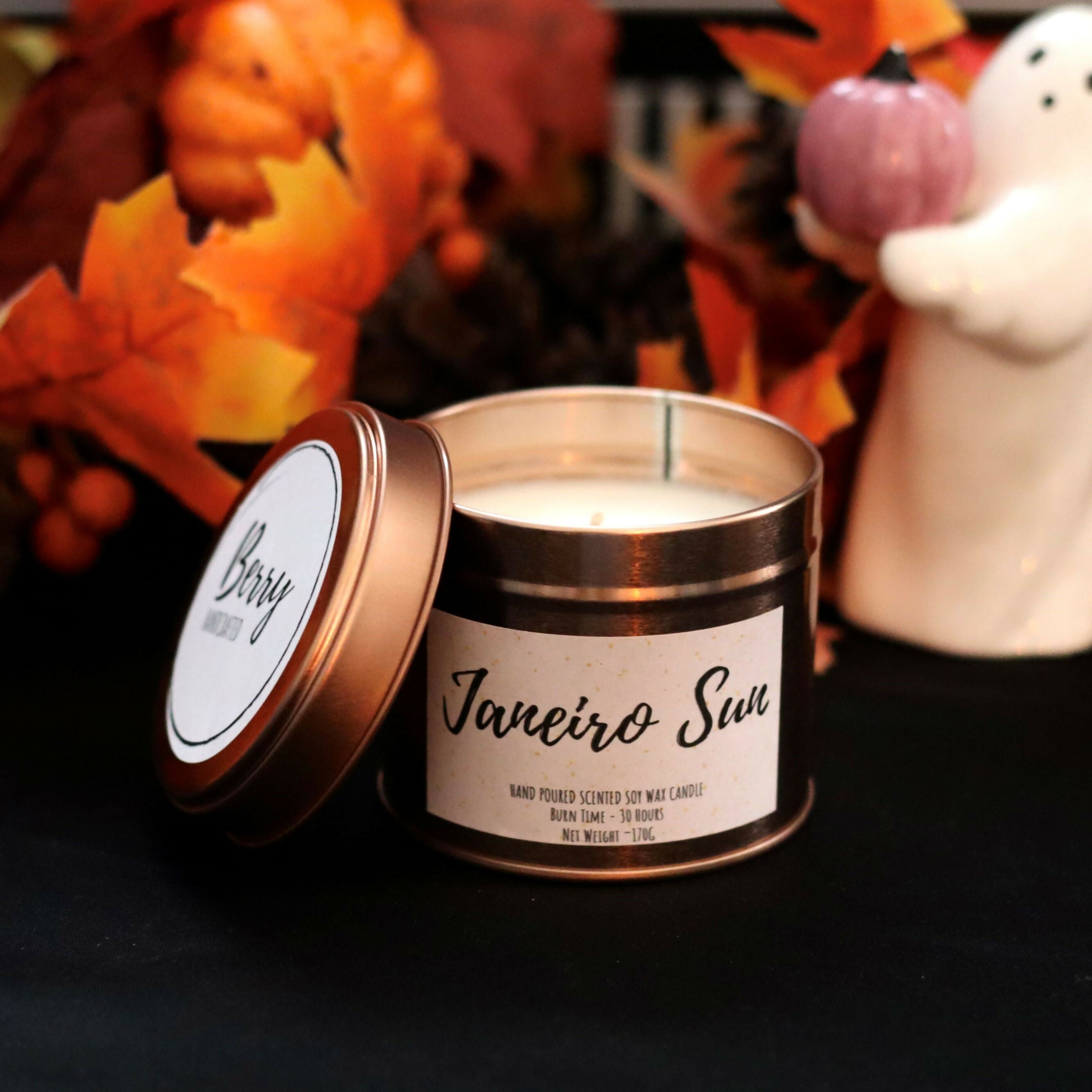 Hand Poured Soy Wax Candle - Janeiro Sun