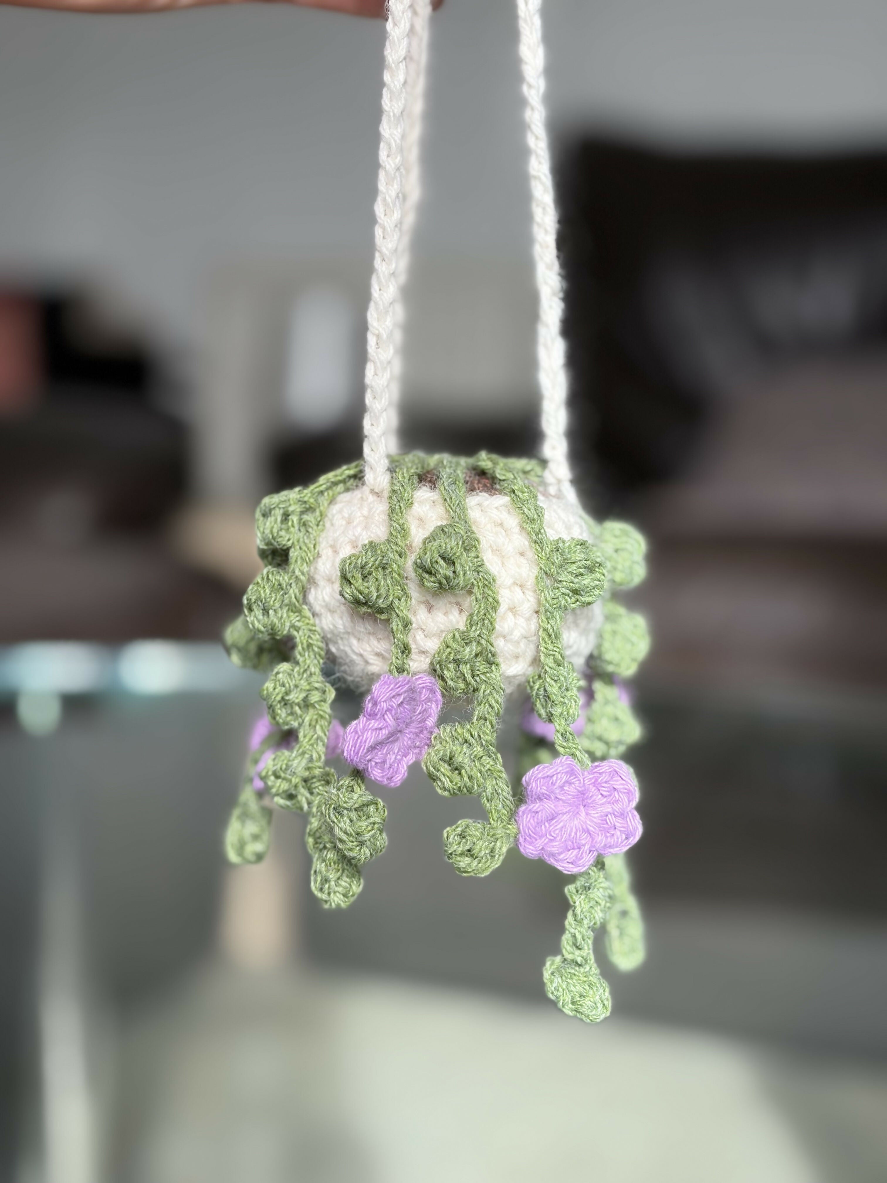 Crochet Hanging Basket