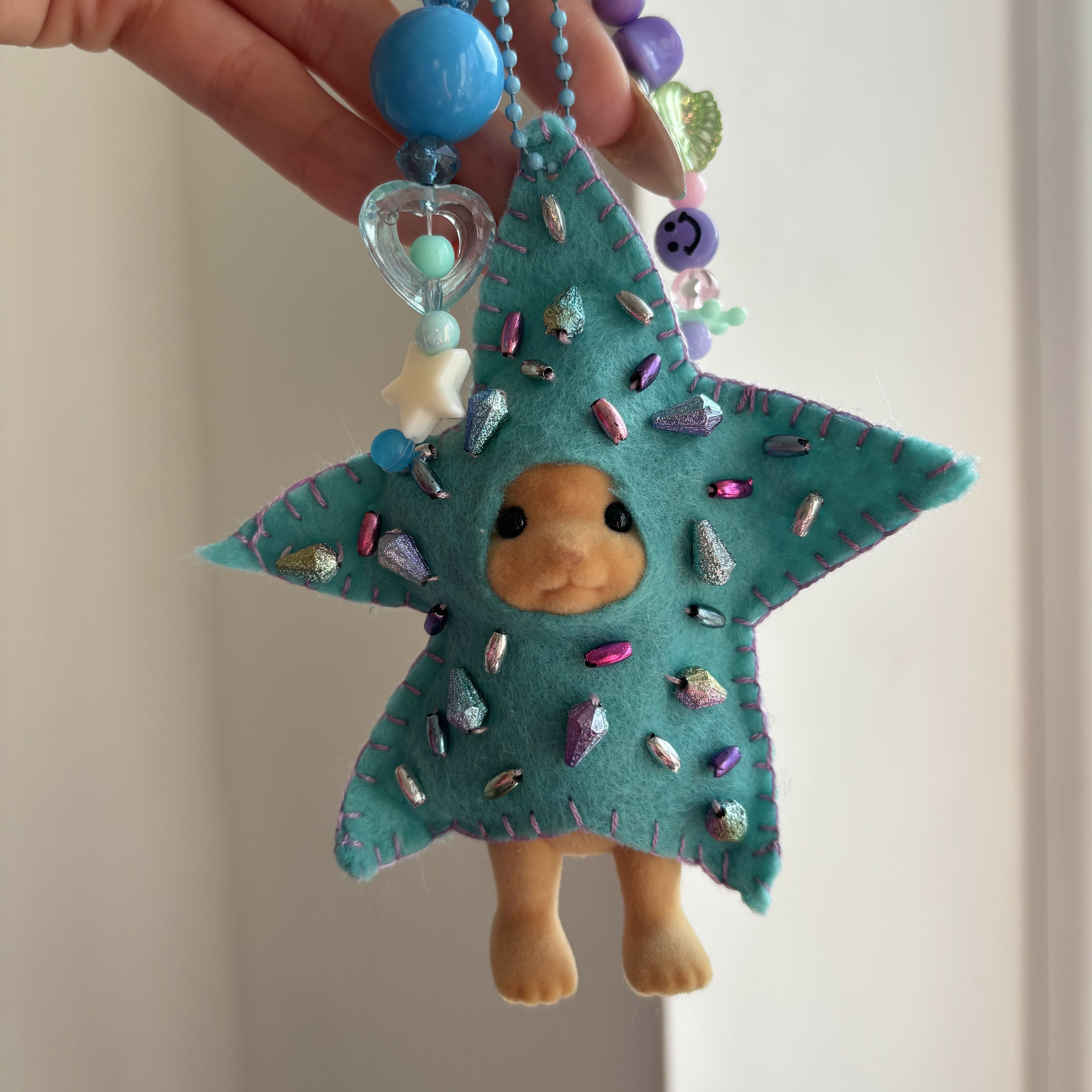 Felt Star Keyring