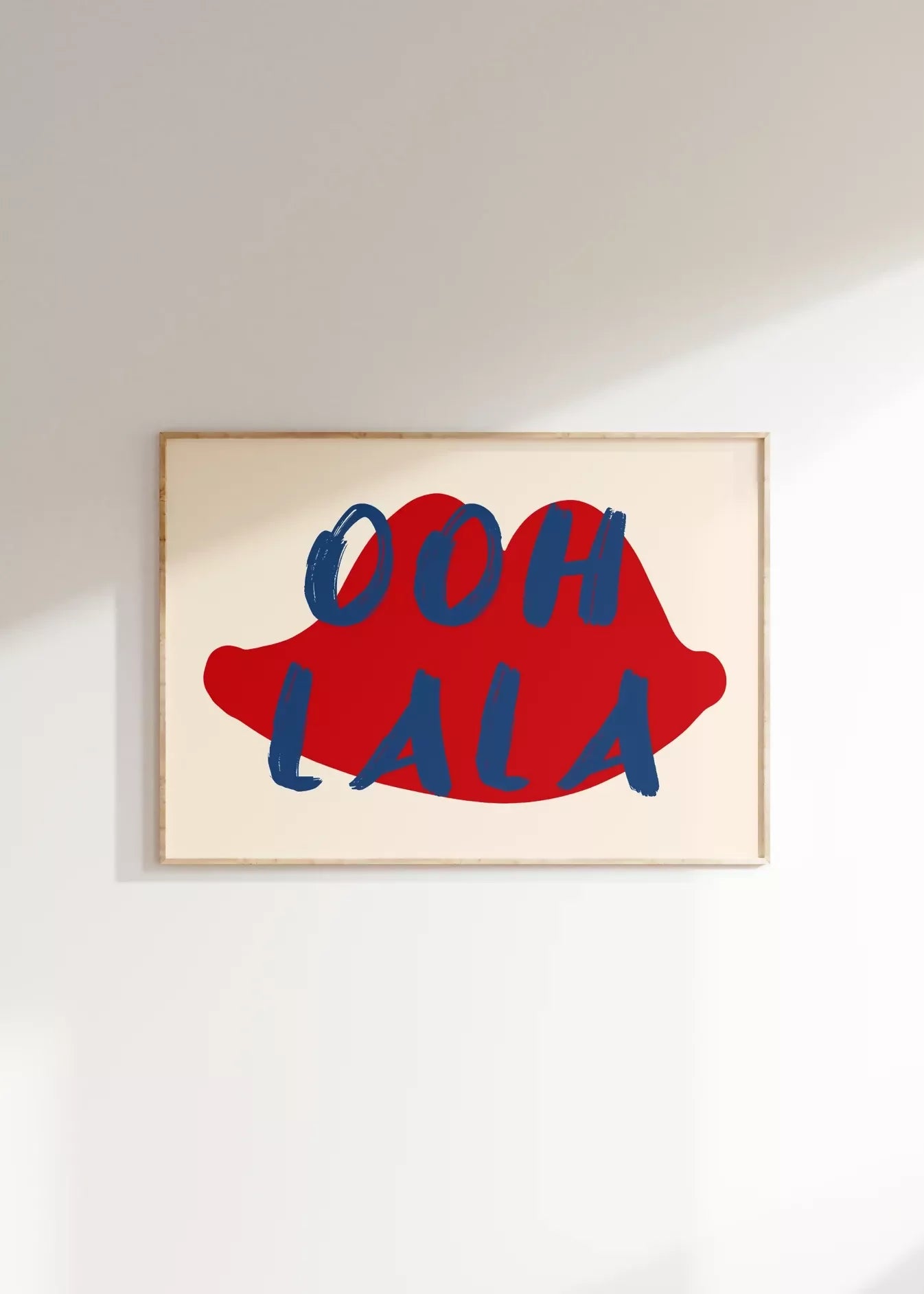 OOH LA LA WALL ART PRINT