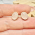 ROSE QUARTZ STUD EARRINGS
