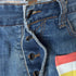 Unique Bag Handbag Made From Upcycled Jeans And Fabric With Detachable Handle And Gonk Decoration