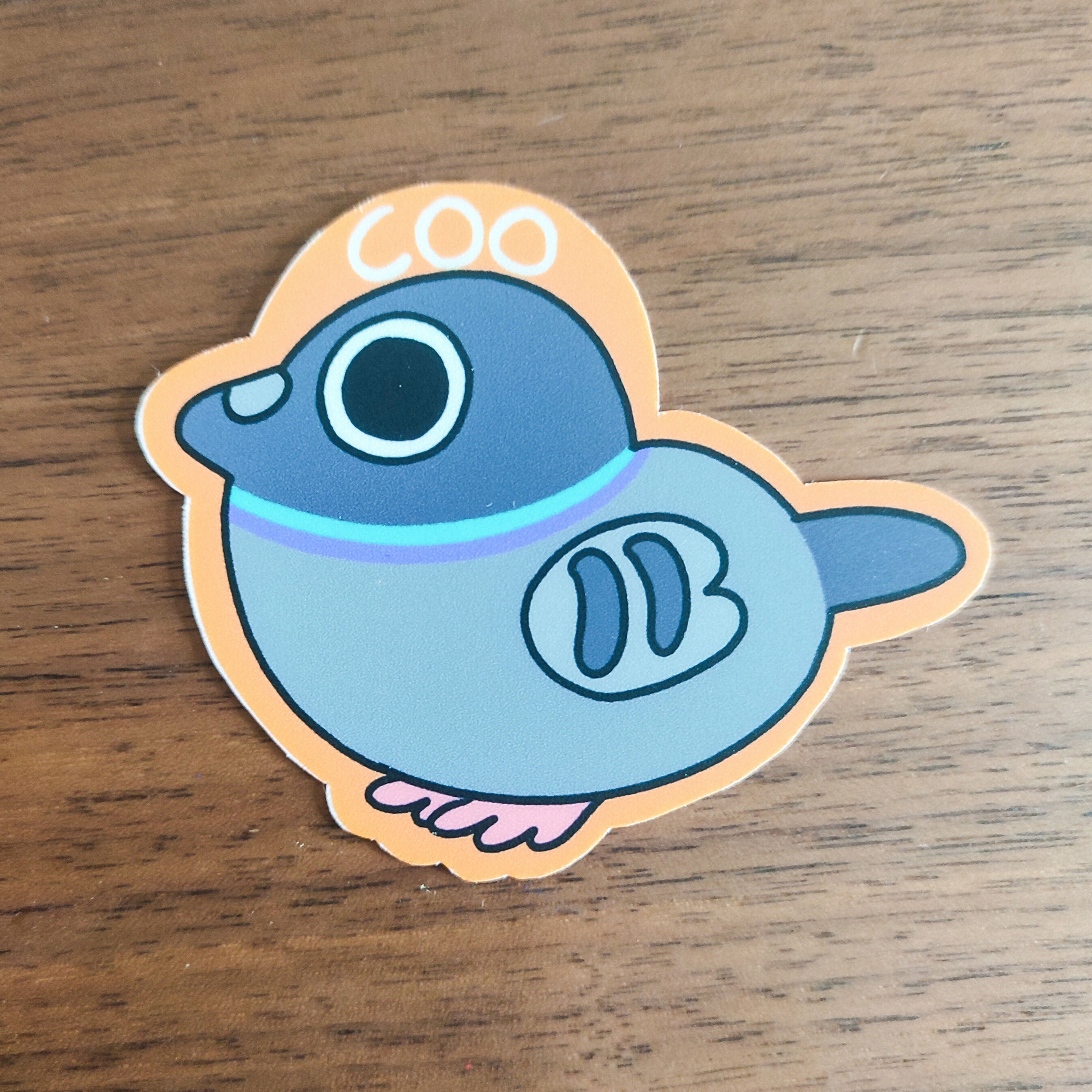 Pigeon Vinyl Sticker