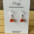Sterling Silver with Natural Gemstones Earrings