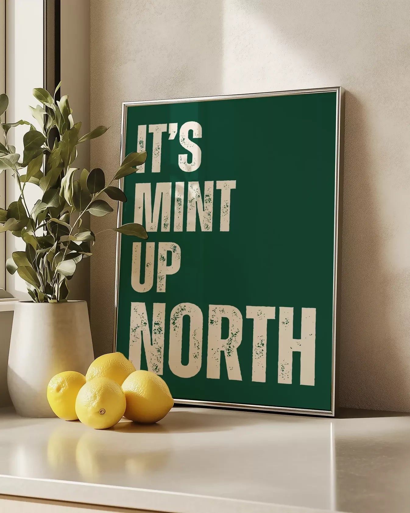 IT'S MINT UP NORTH WALL ART PRINT