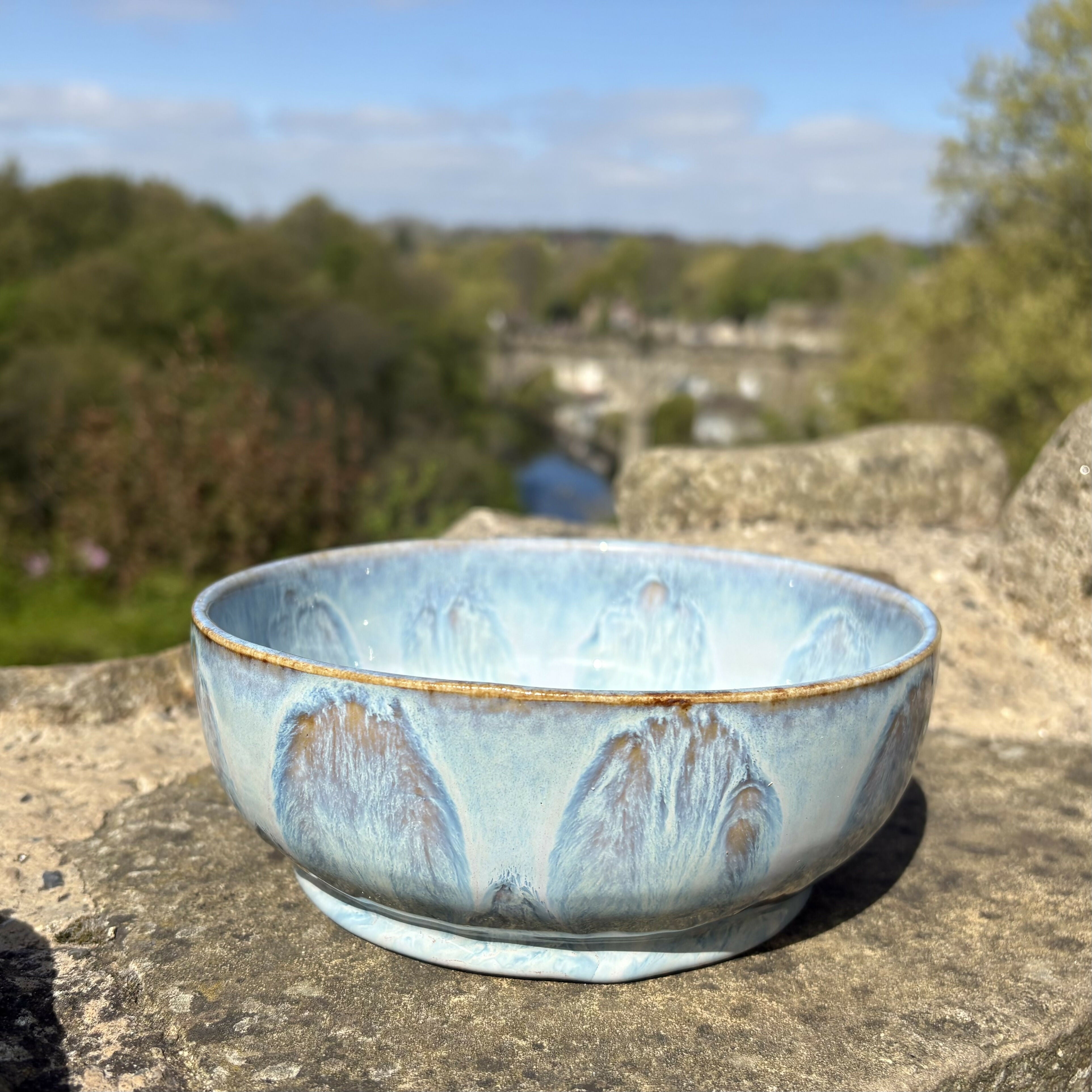 Large Blue Bowl