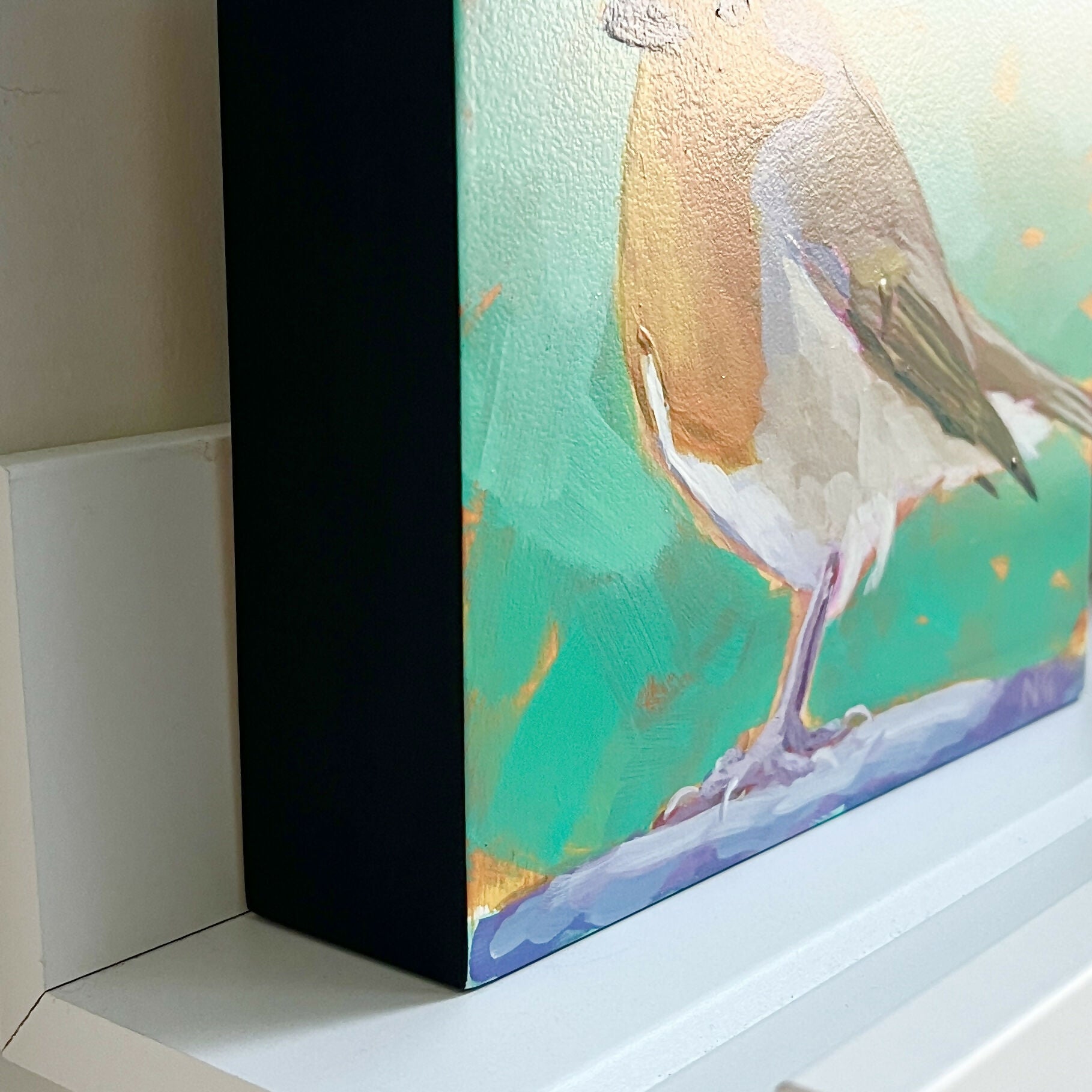 Little Robin - Original Acrylic Painting