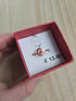 Stainless Steel Real Queen Anne's Lace Flowers Ring