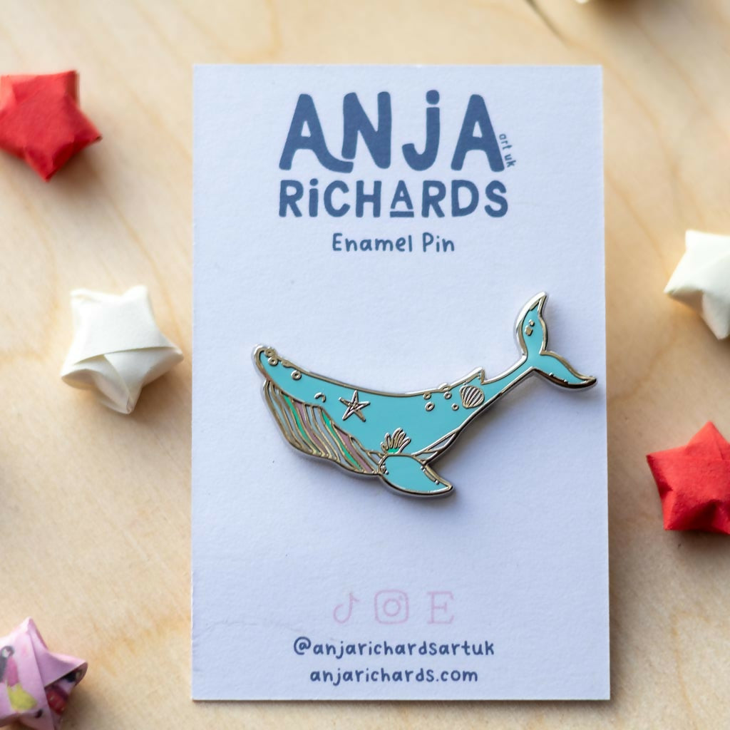 Whale Enamel Pin